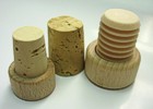 Holzgriffkorken, Kunststoffkorken